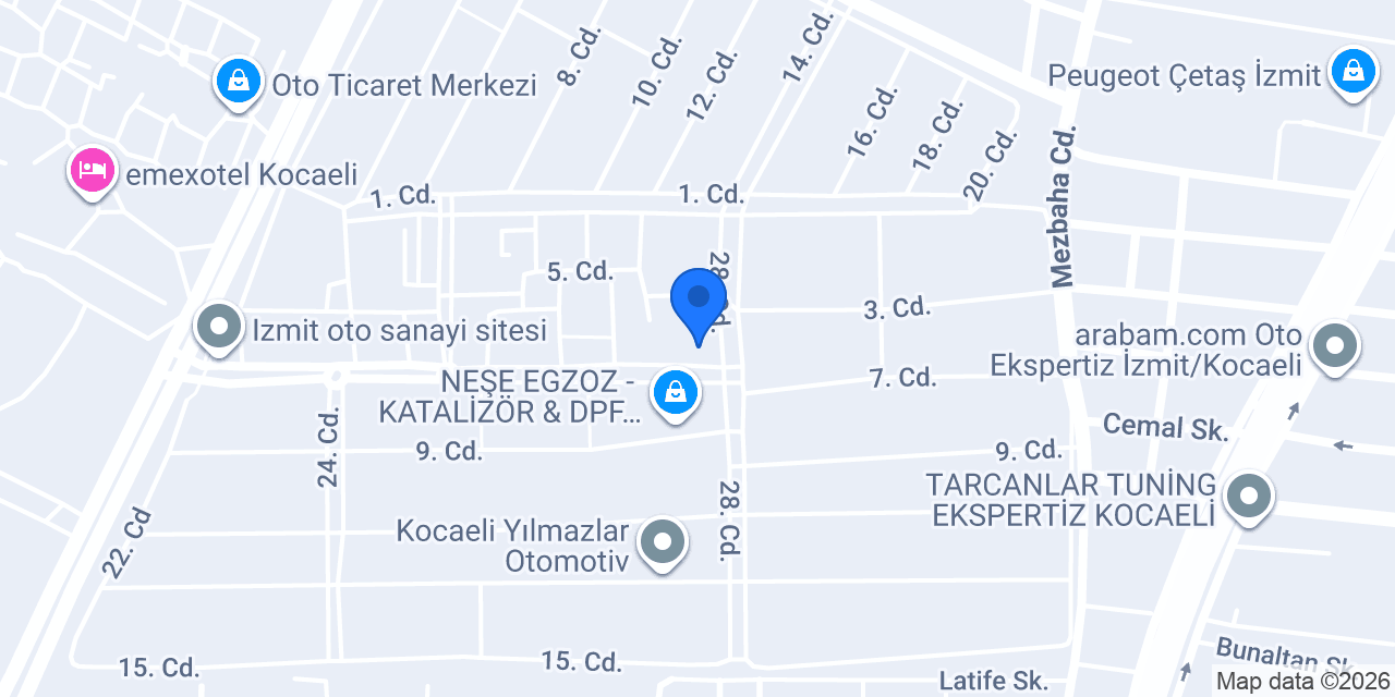 Demir Otomotiv konumu