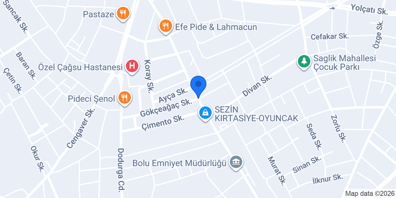 Fırından Express konumu