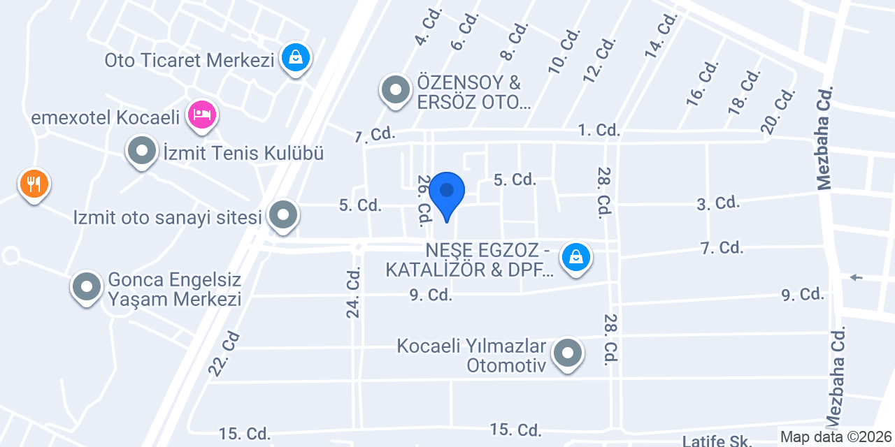 Sakallıoğlu Otomotiv konumu