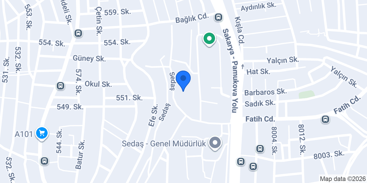 TEİAŞ Misafir Evi konumu