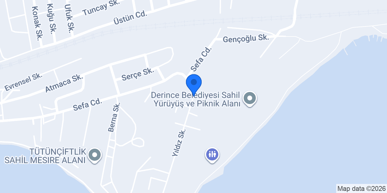 Şefkat Özel Eğitim Okulu konumu