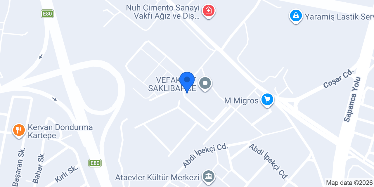 Afacan Seyahat konumu