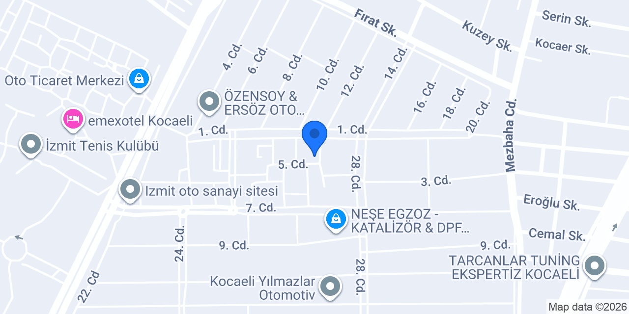 İzmit Boya konumu