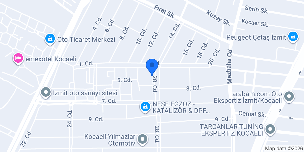 BATI TUNİNG OTO AKSESUAR konumu