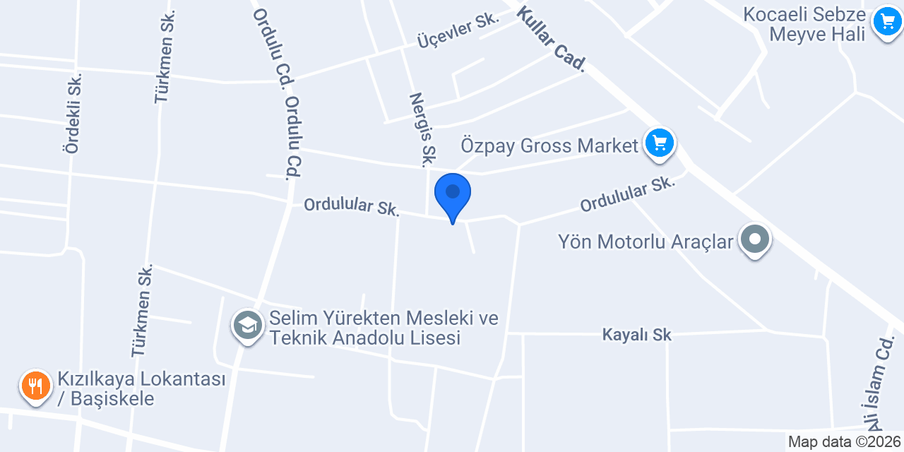 Köklükaya Tesisat konumu