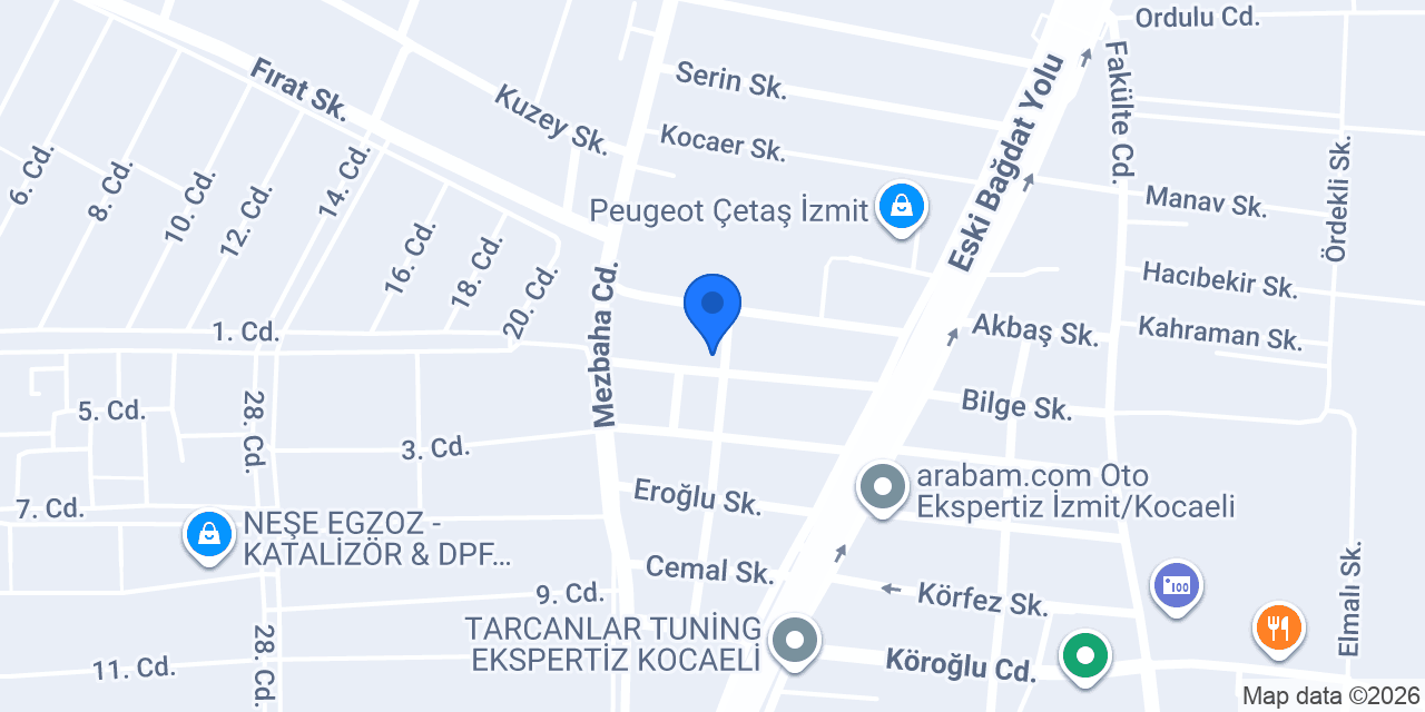 EcuFast Kocaeli konumu
