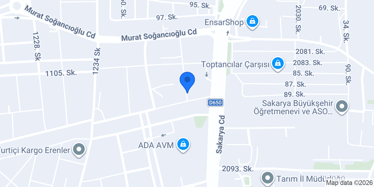 Yeşiller Kuruyemiş konumu