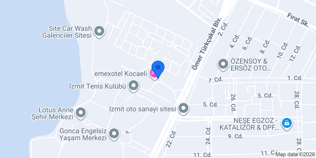 Emex Restaurant konumu