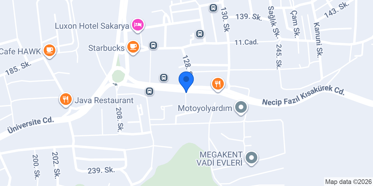 Serdivan KONAKLAMA konumu