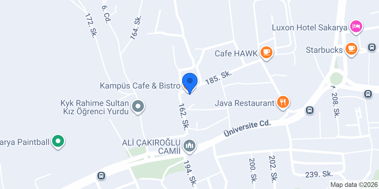 Kampüs Cafe & Bistro konumu