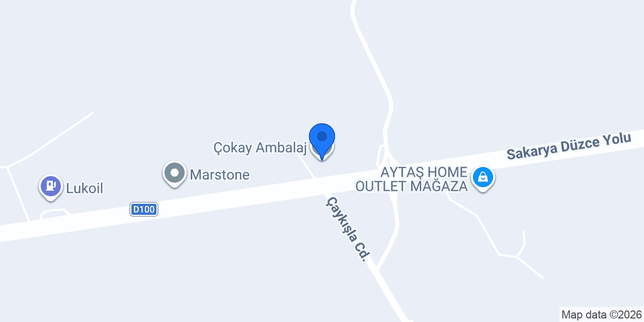 Çokay Ambalaj konumu