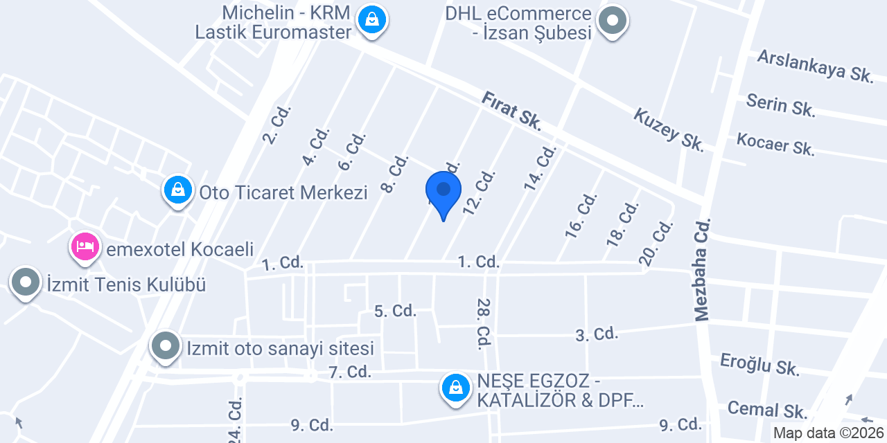 Izmit Karot konumu