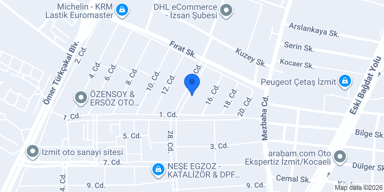 Körfez Metal Alkan Çelebi konumu