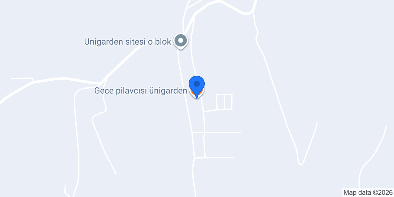 Gece pilavcısı ünigarden konumu