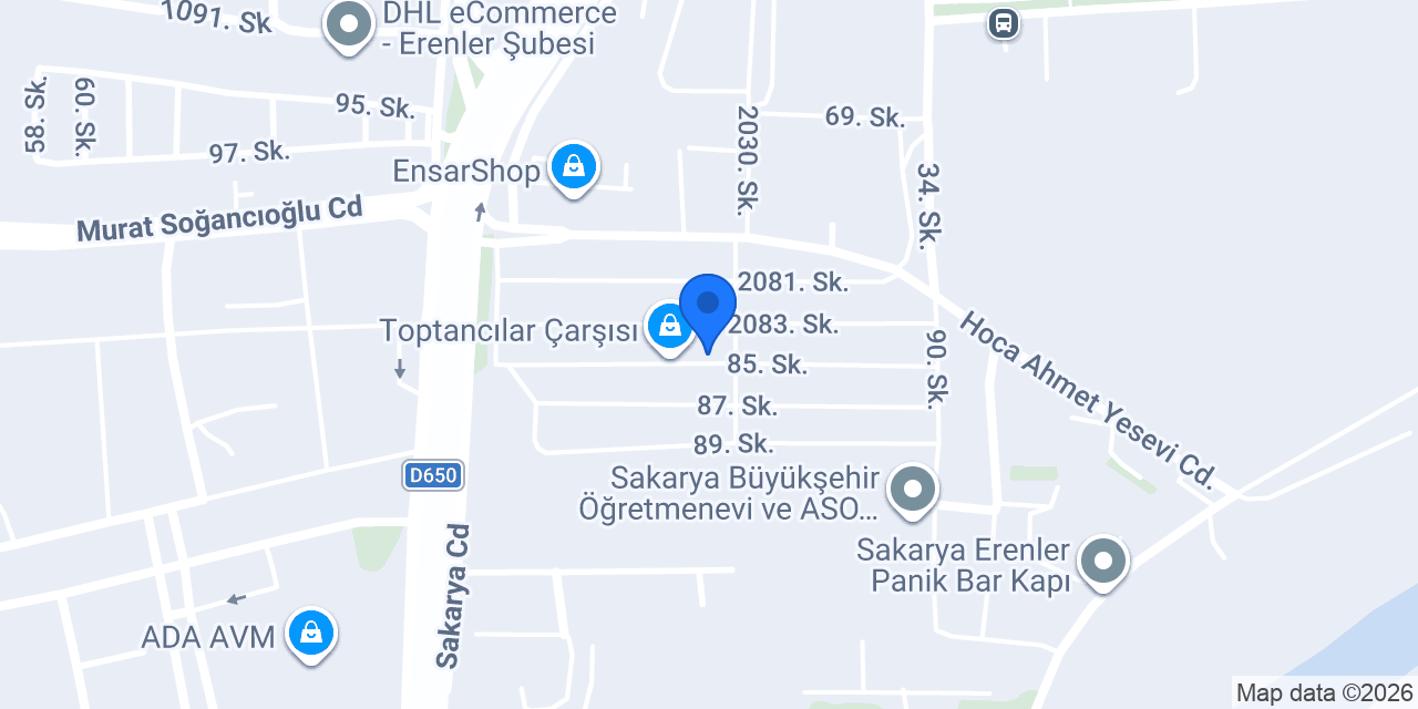 Korcan Tic. Ltd. Şti. konumu