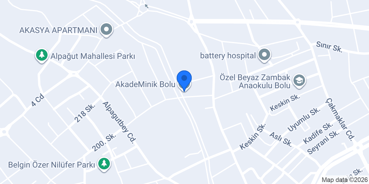 AkadeMinik Bolu konumu