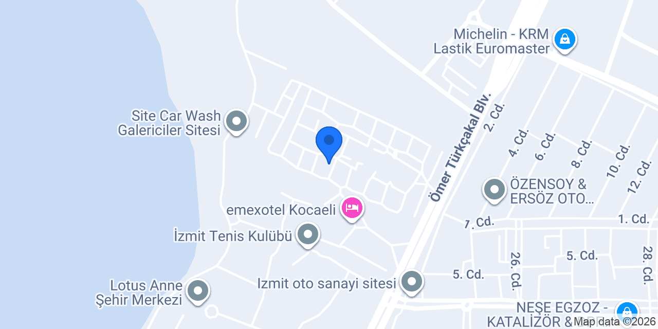 Mert Otomotiv konumu