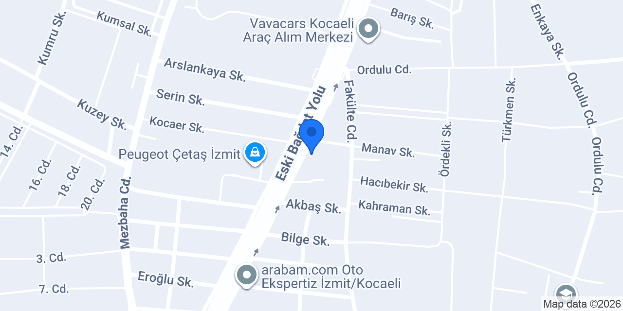 ALBİN OTOMOTİV konumu
