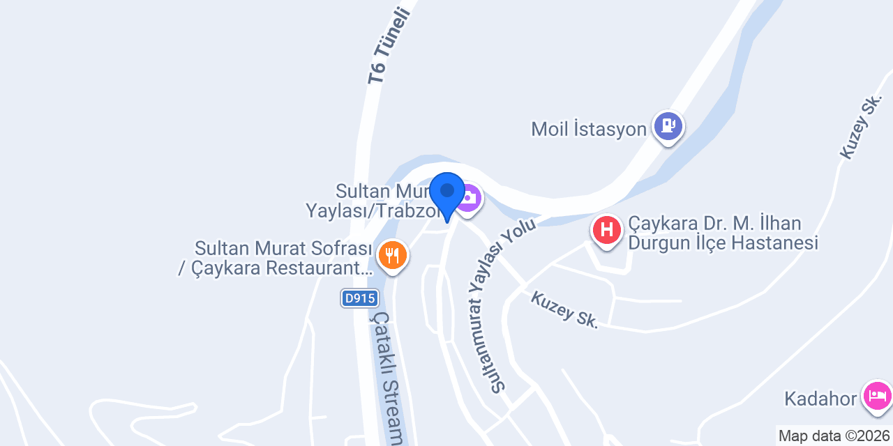 Çaykara Park Restaurant Cafe konumu