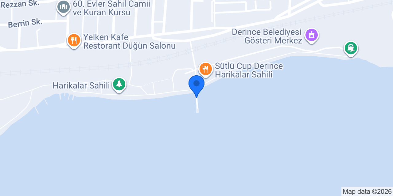 Derince Vapur İskelesi konumu