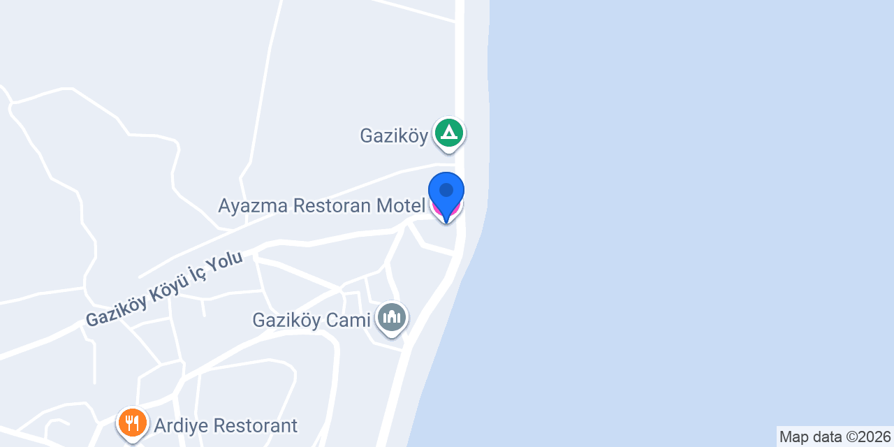 Ayazma Restoran Motel konumu