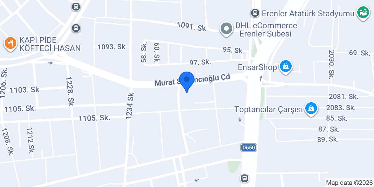 Aras Kargo - Erenler Şubesi konumu