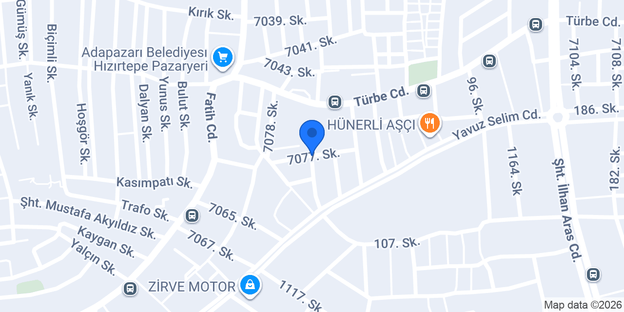 Mertoğlu Mobilya konumu