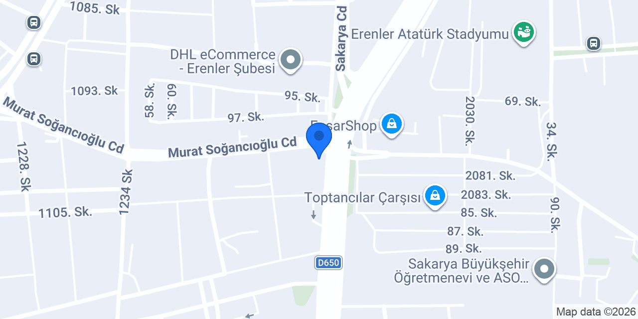 Kuveyt Türk Erenler Şubesi konumu