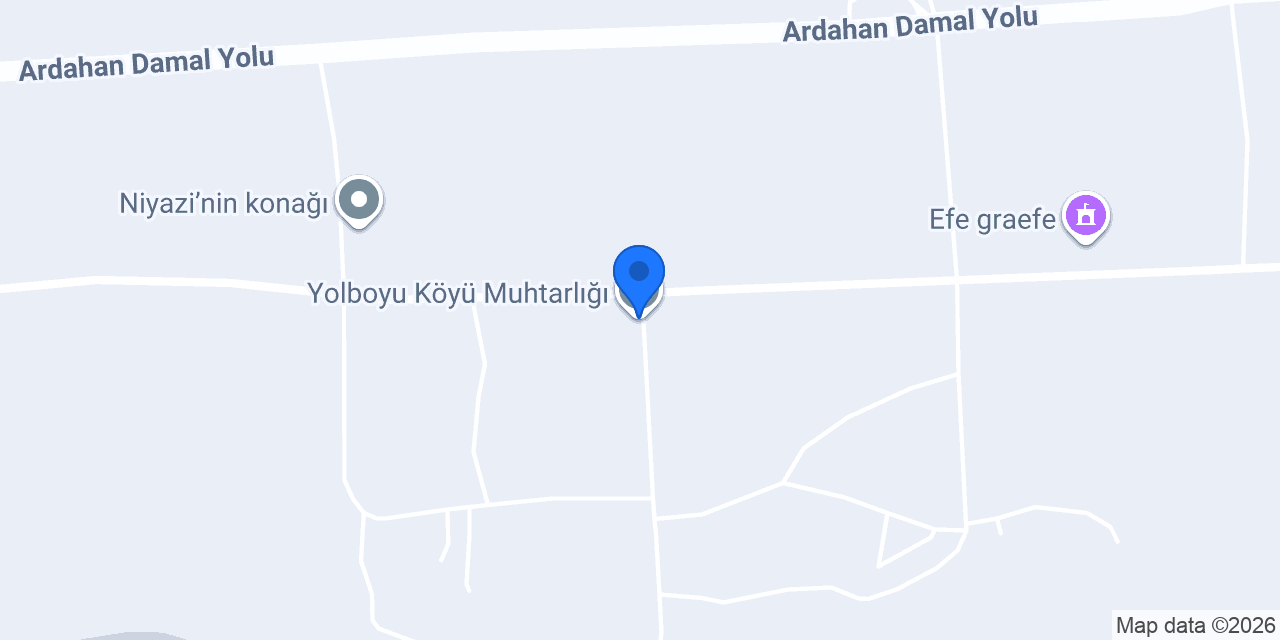 Yolboyu Köyü Muhtarlığı konumu
