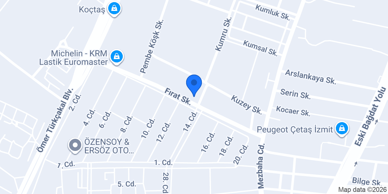Yapı Kredi Bankası konumu