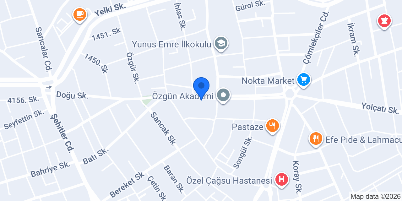 SEVDA Davet Evi konumu
