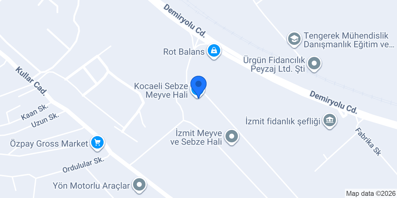 Oğuzlar Sebze Meyve konumu