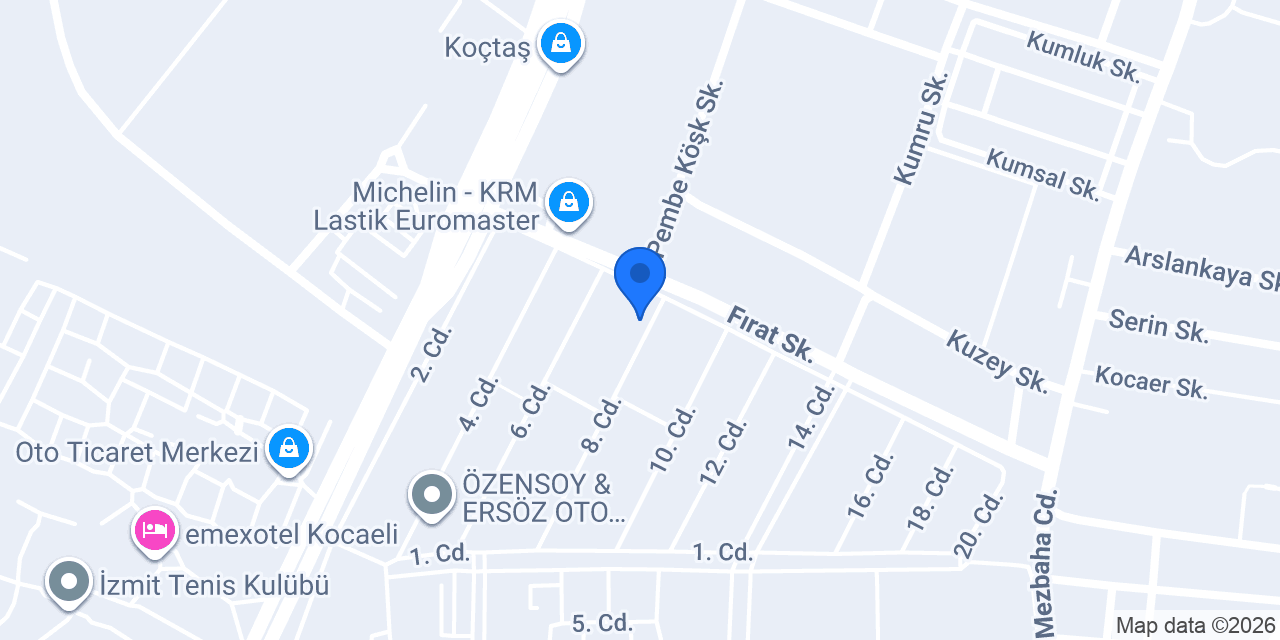 Kocaeli Otogaz ( KOGAZ ) konumu