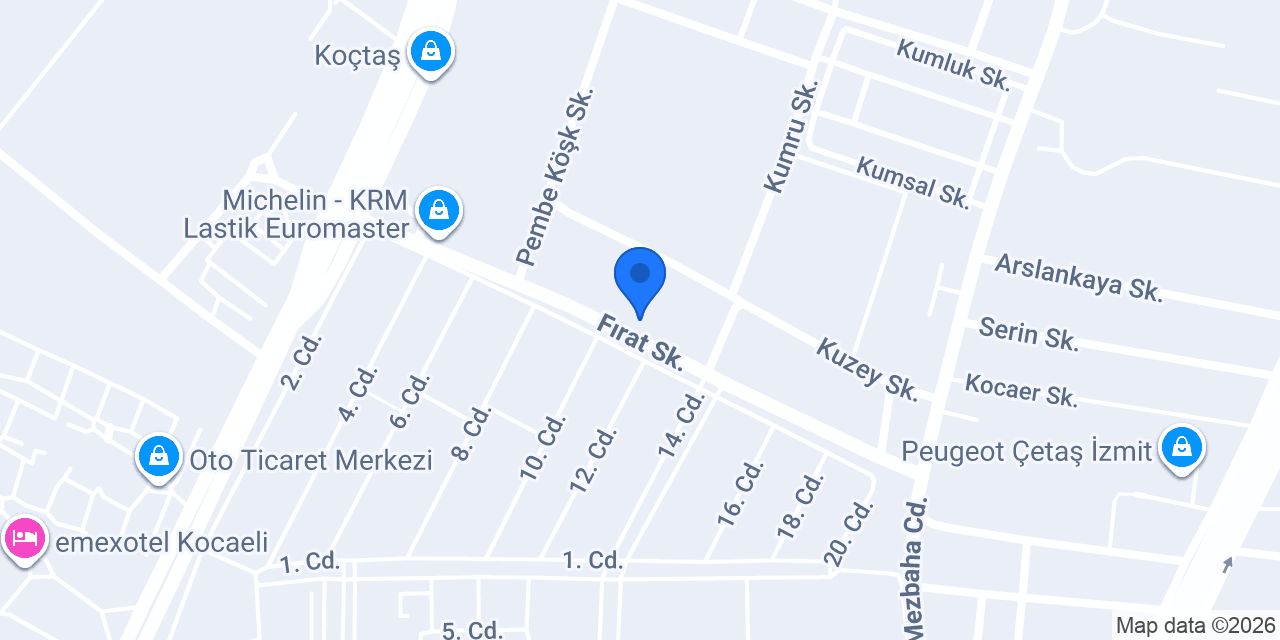 Kırdudu Otomotiv konumu