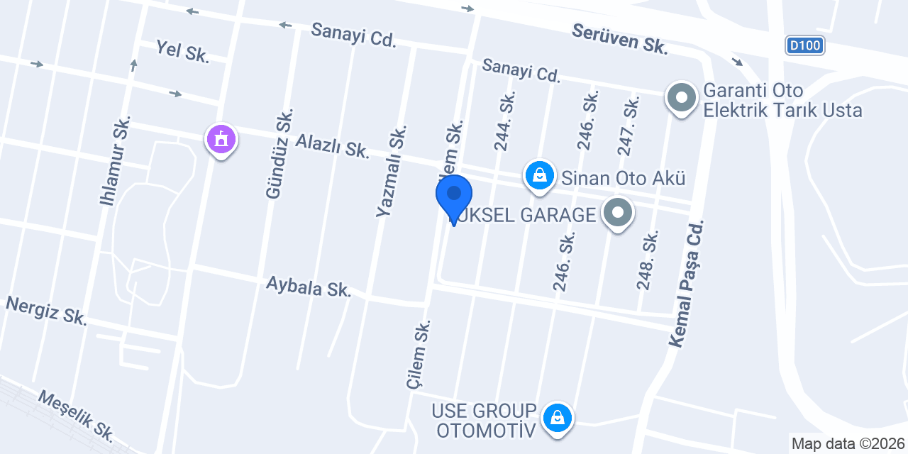 Teking Garage Auto konumu