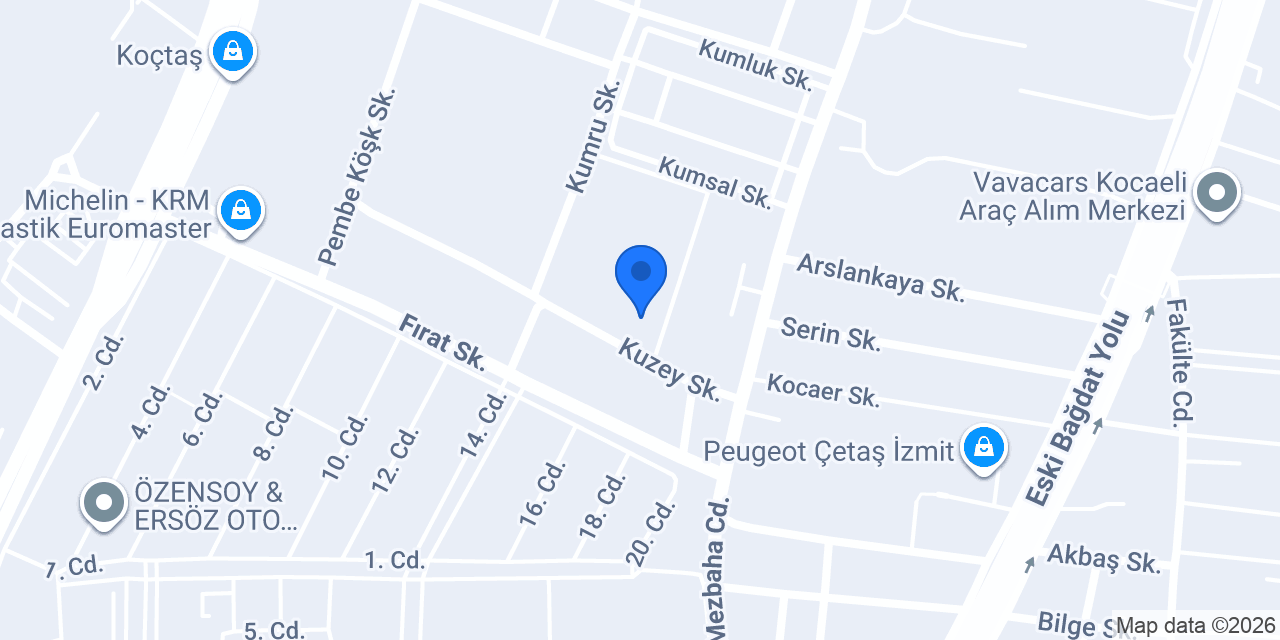 Haskar Lastik / İzmit Depo konumu