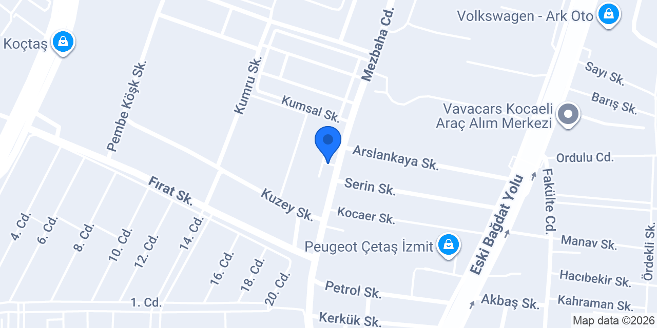 Pekdemir İnşaat konumu