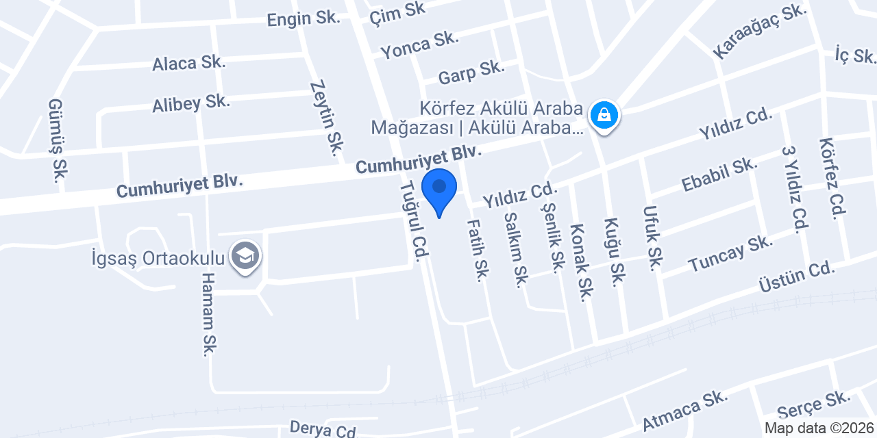 ÇAMLIBEL OYUN SALONU konumu