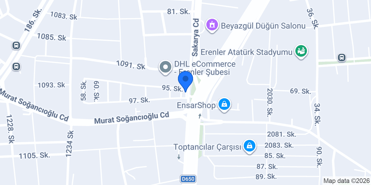 Diriliş Sercan oto çekici konumu