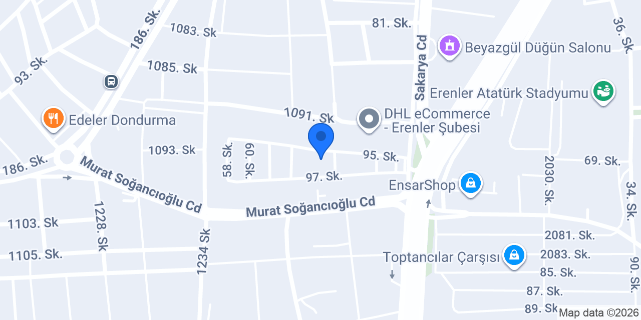Adapazarı Kibar Oto konumu