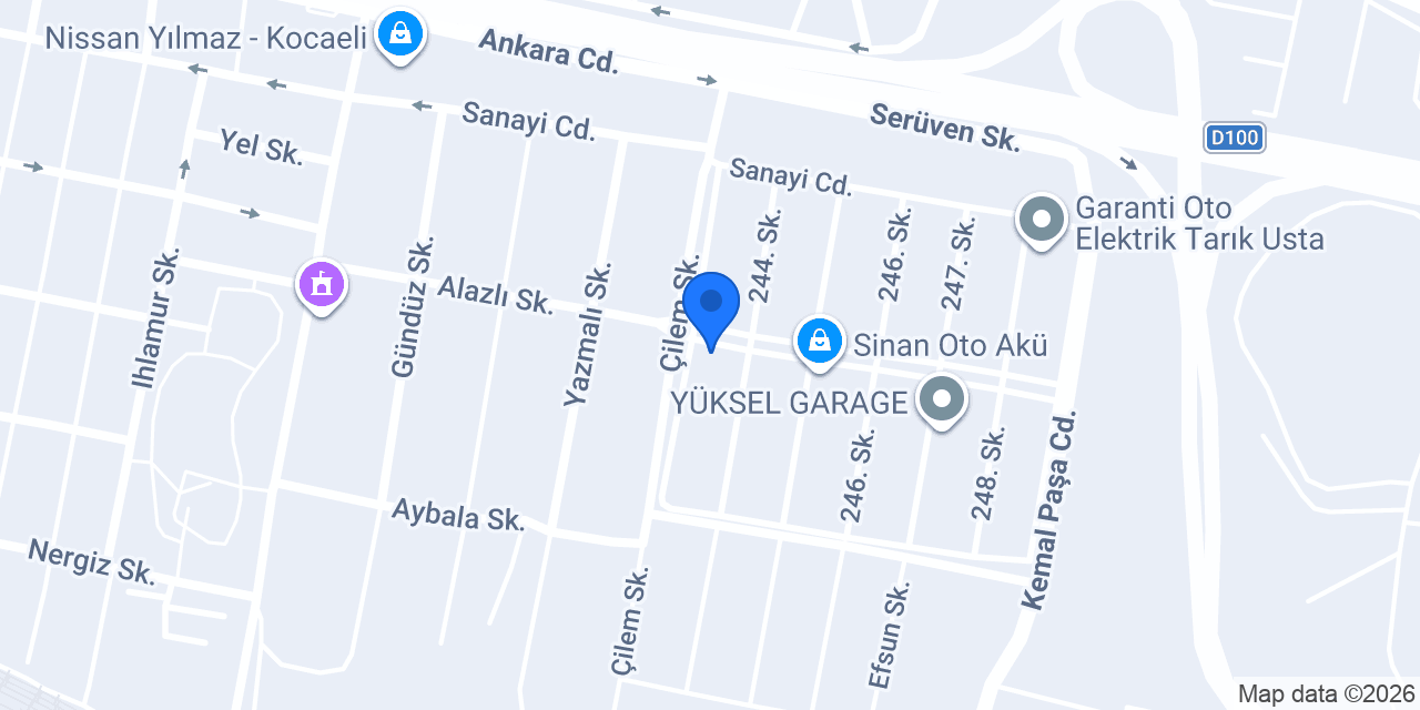 ARS OTO LASTİK ROT BALANS konumu