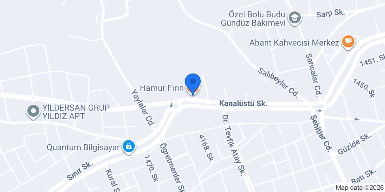 Hamur Fırın konumu