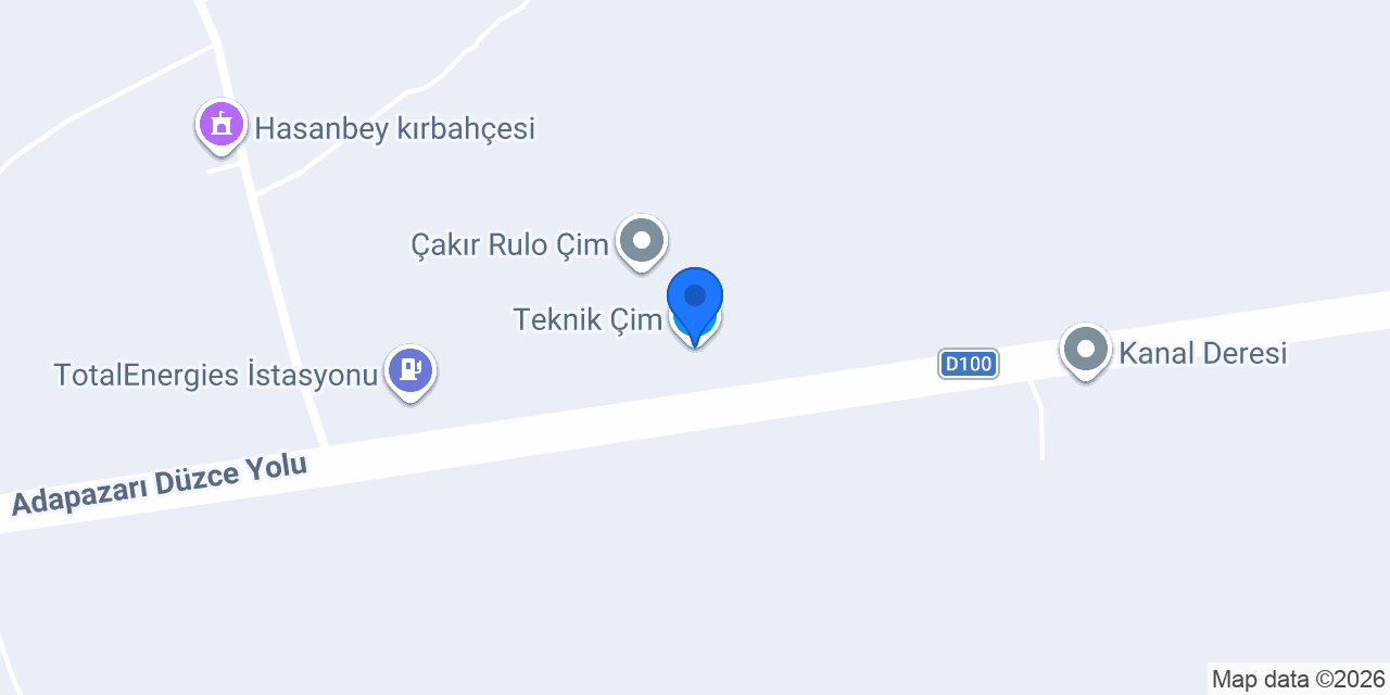 Teknik Çim konumu