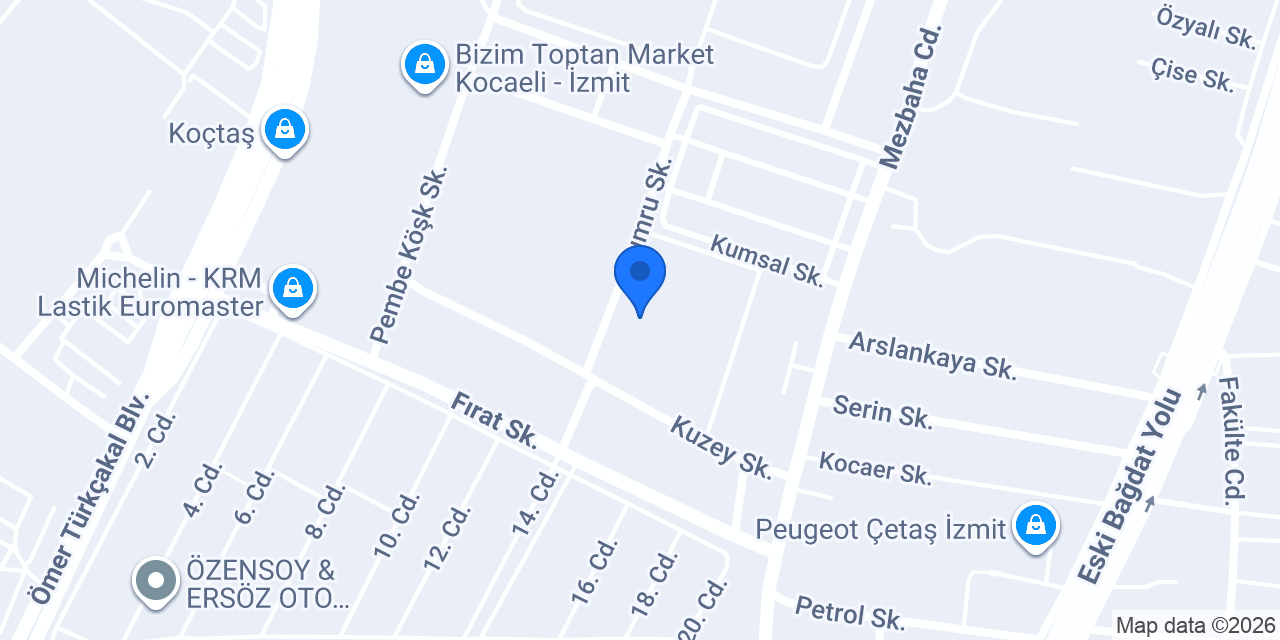DHL eCommerce - İzsan Şubesi konumu