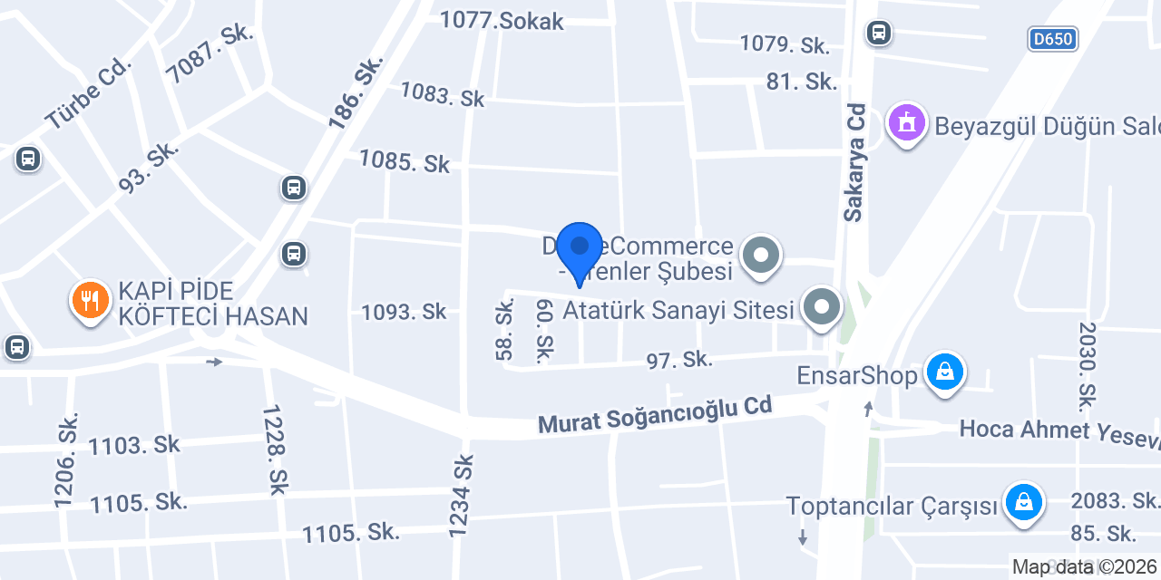 Özcan Oto Servis konumu