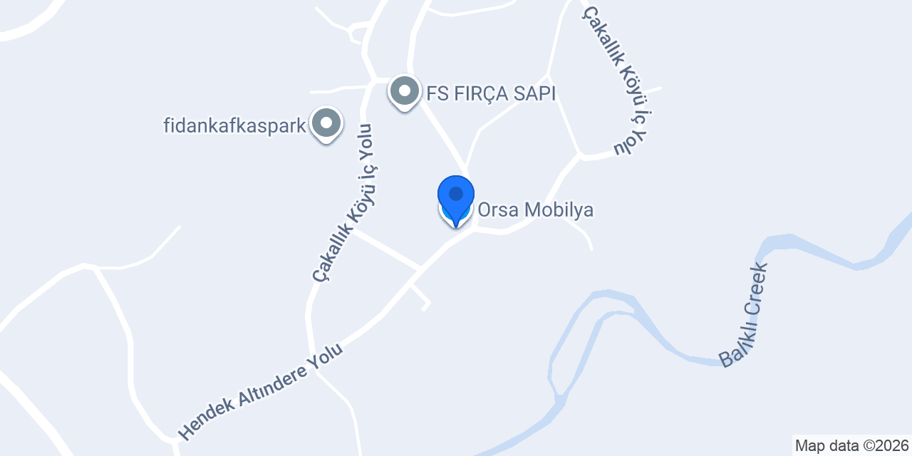 Orsa Mobilya konumu