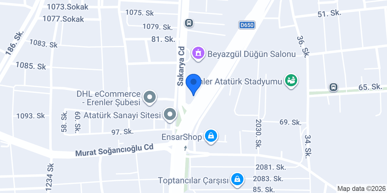 QNB Erenler Şubesi konumu