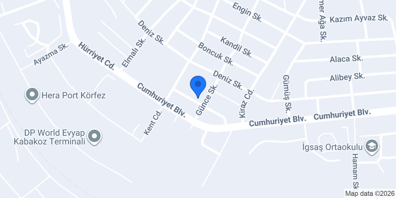 YK Kimyasal Yıkama konumu