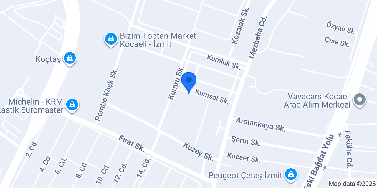 Özdil Oto Servis konumu