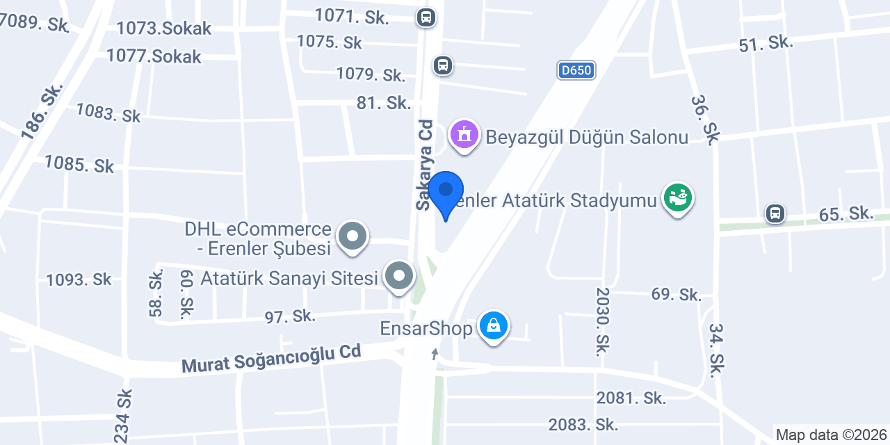 Halkbank Erenler Şubesi konumu